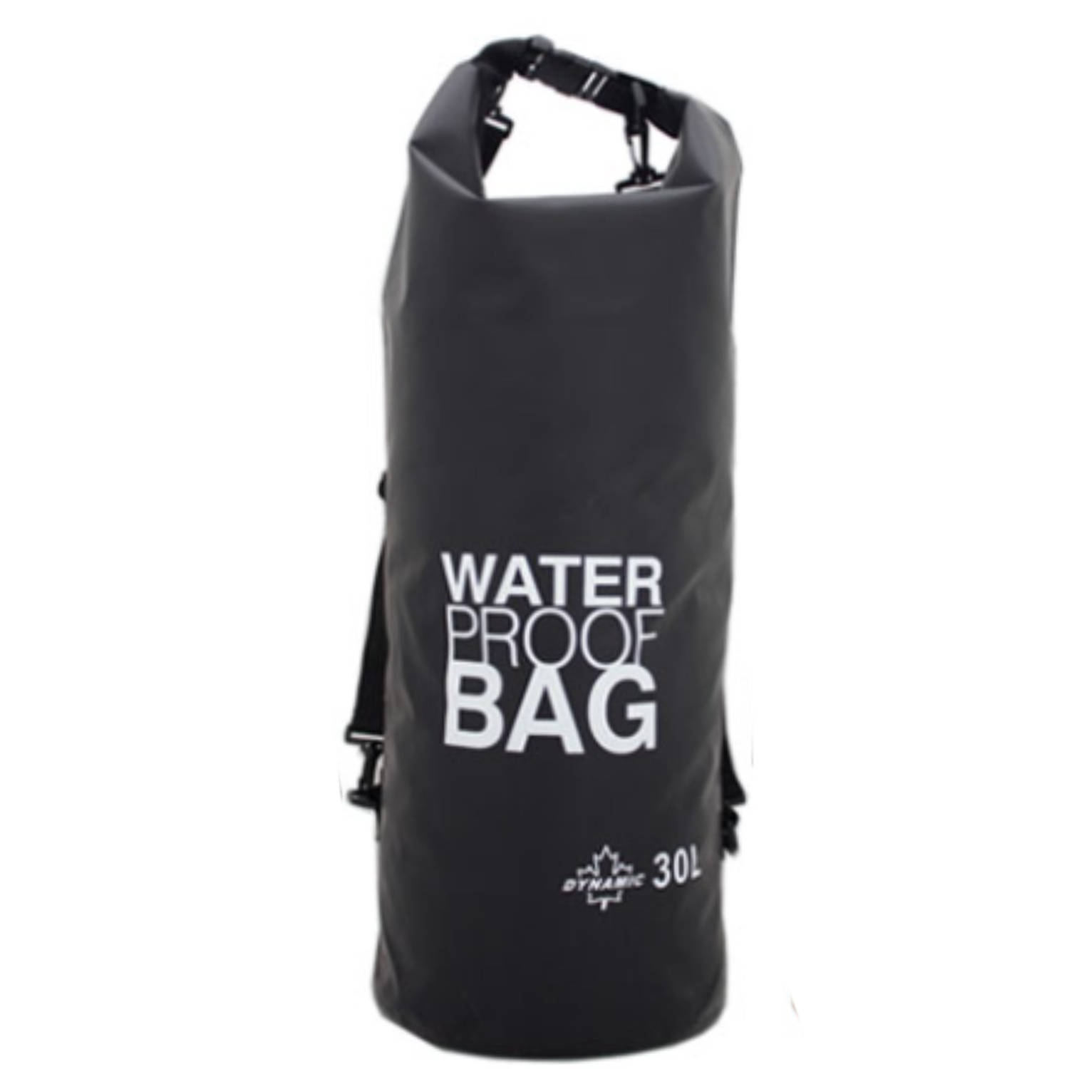 Waterdichte Duffel Bag-plunjezak 30 Liter Zwart Reistas (Volwassen)