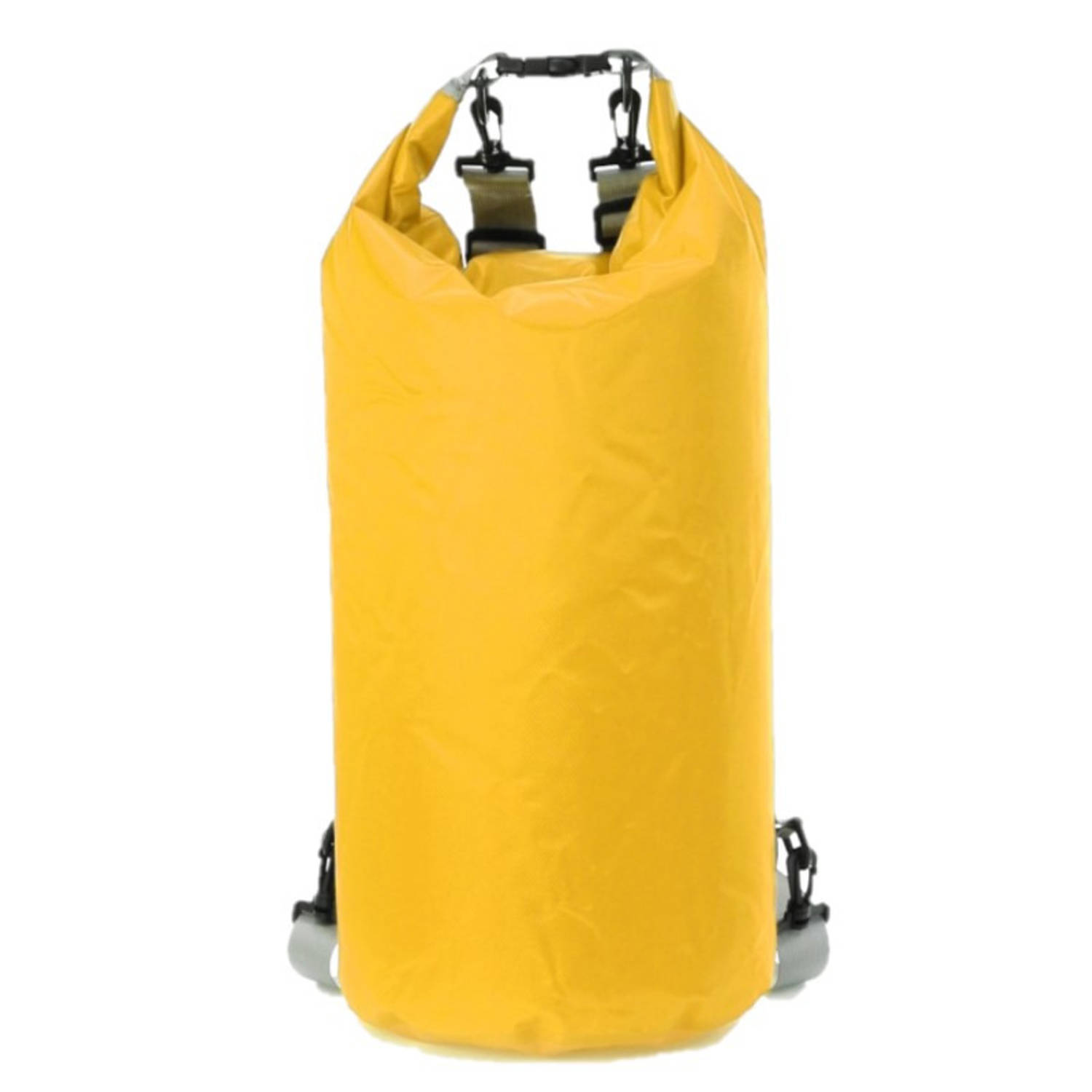 Waterdichte duffel bag/plunjezak 20 liter geel - Reistas (volwassen)