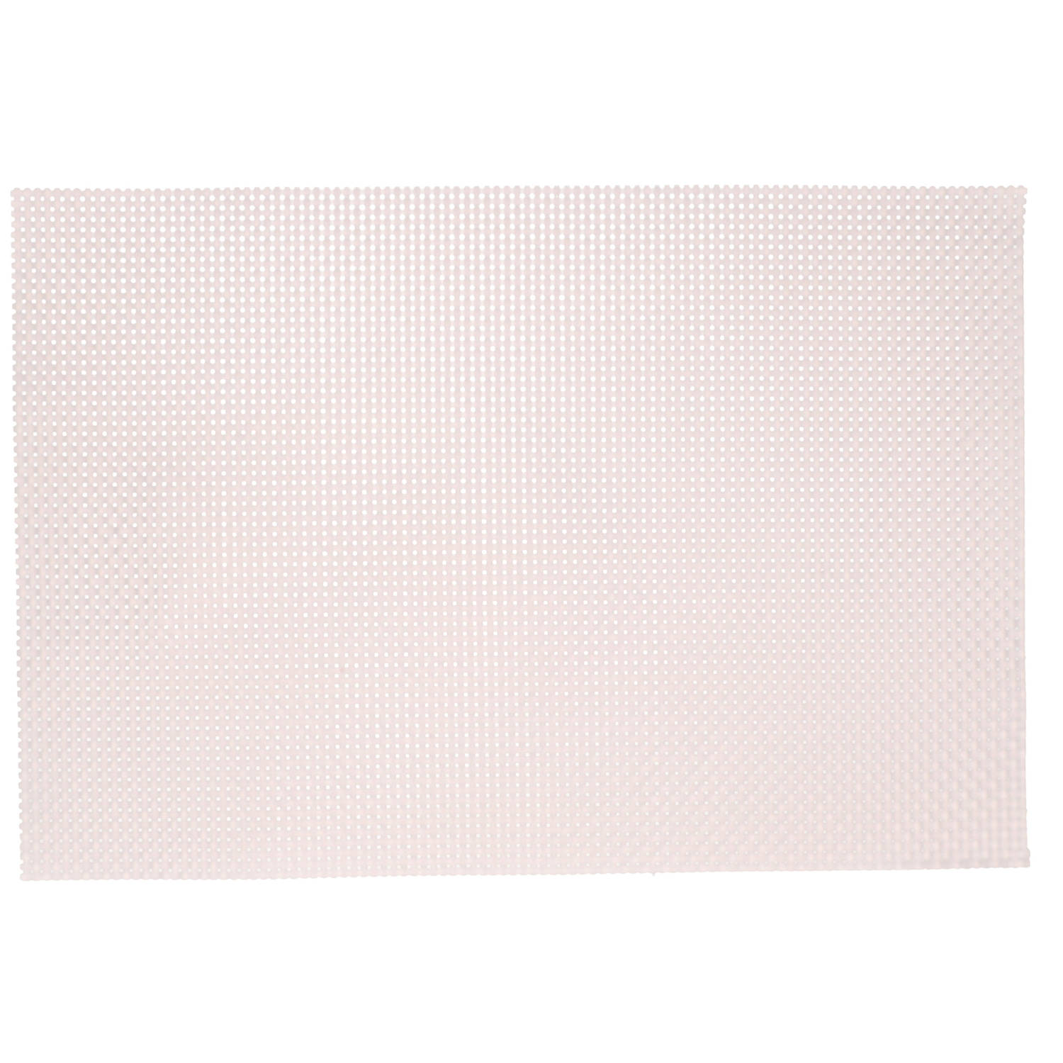 1x Rechthoekige onderleggers/placemats voor borden roze parelmoer geweven print 29 x 43 cm - Placemats