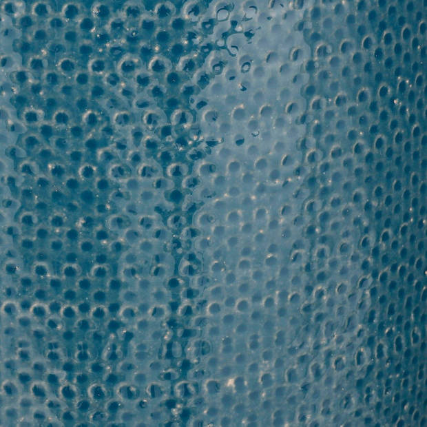Bloempot midnight blauw ribbels keramiek voor kamerplant H25 x D29 cm - Plantenpotten