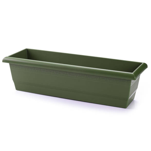 Plantenbak groen rechthoekig 60 x 20 x 16 cm - Plantenbakken