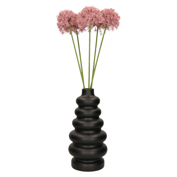 Emerald Allium/Sierui kunstbloem - losse steel - paars - 62 cm - Natuurlijke uitstraling - Kunstbloemen