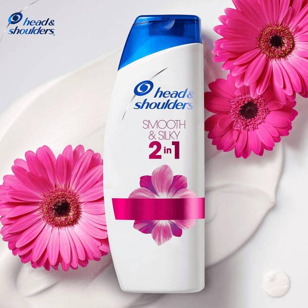 Head & Shoulders Glad & Zijdezacht 2-in-1 Anti-roos - Voordeelverpakking 6x270ml - Shampoo en Conditioner