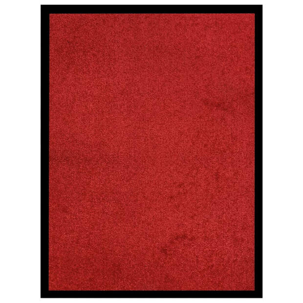 vidaXL Deurmat 40x60 cm rood