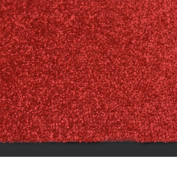 vidaXL Deurmat 40x60 cm rood