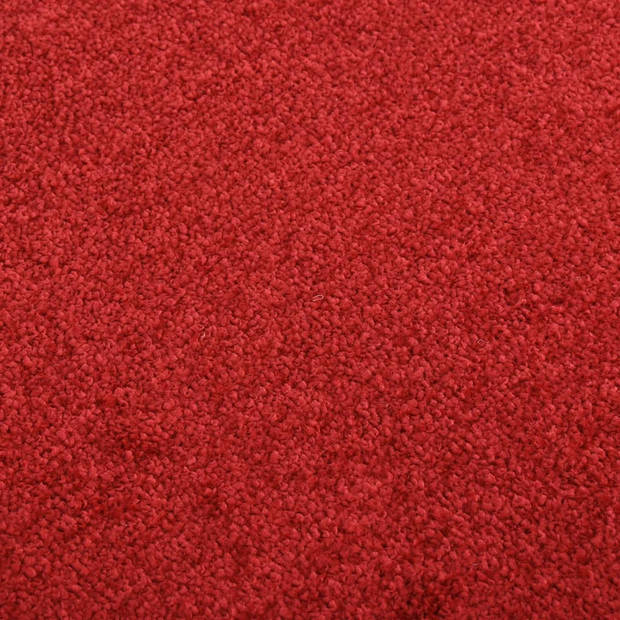 vidaXL Deurmat 60x80 cm rood