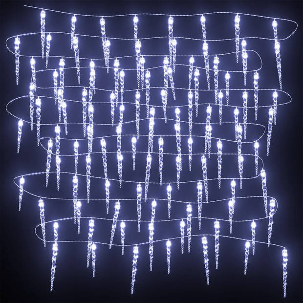 The Living Store IJspegelverlichting - Acryl - 40 LEDs - 11/16 cm - Koudwit