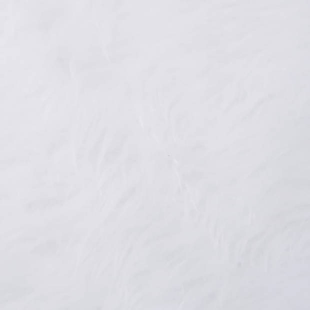 vidaXL Kerstboomrok 122 cm kunstvacht wit