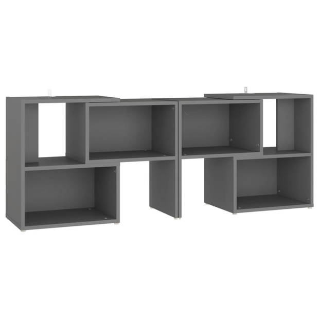 vidaXL Tv-meubel 104x30x52 cm bewerkt hout grijs