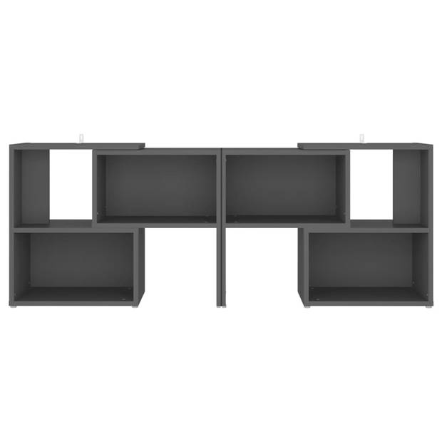 vidaXL Tv-meubel 104x30x52 cm bewerkt hout grijs