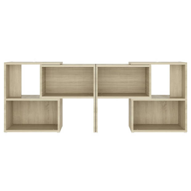 vidaXL Tv-meubel 104x30x52 cm bewerkt hout sonoma eikenkleurig