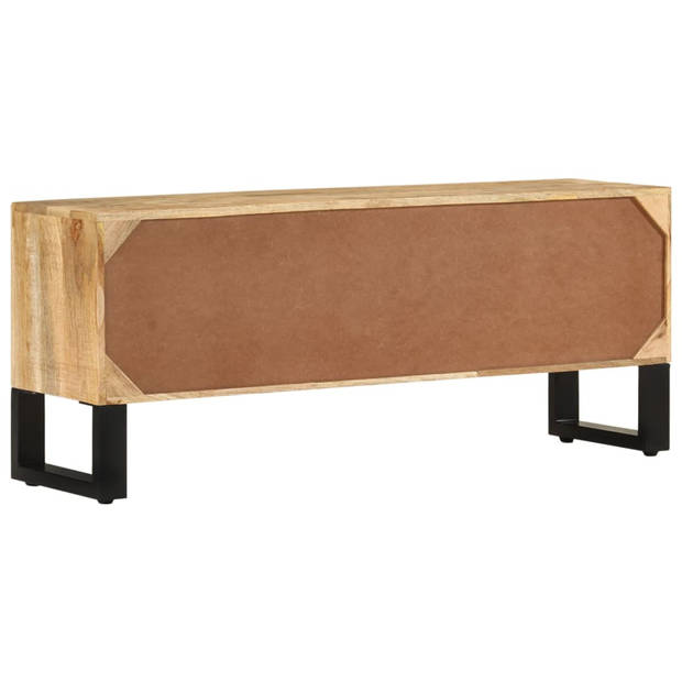 vidaXL Tv-meubel 110x30x45 cm ruw mangohout