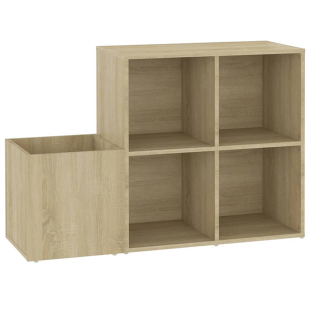 vidaXL Opbergkast 105x35,5x70 cm bewerkt hout sonoma eikenkleurig