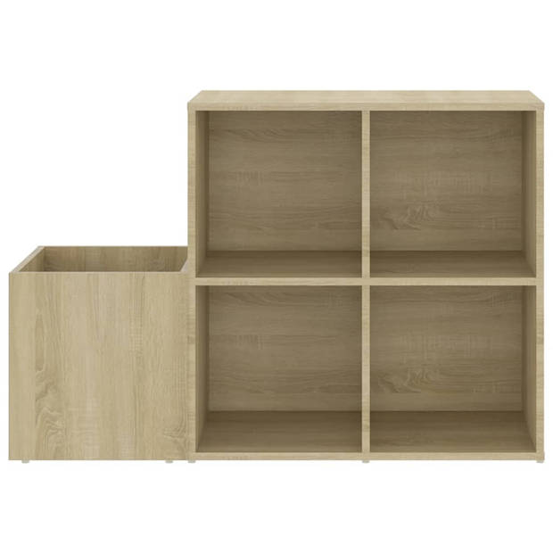 vidaXL Opbergkast 105x35,5x70 cm bewerkt hout sonoma eikenkleurig