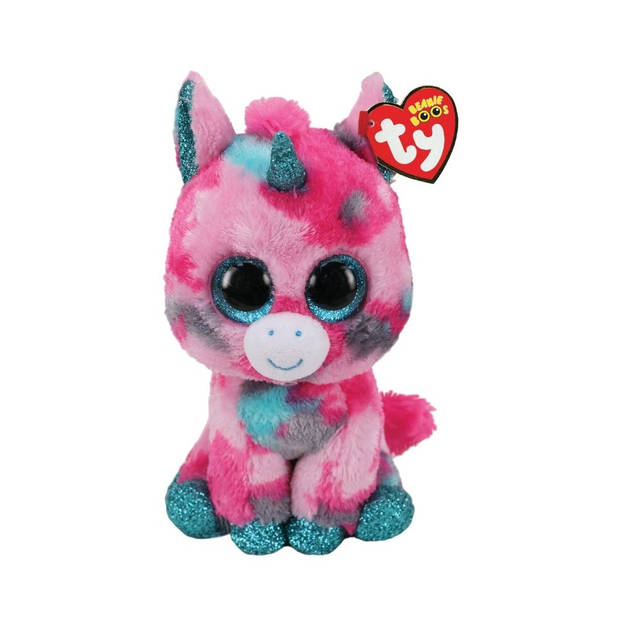 Ty - Knuffel - Beanie Boo's - Gumball Unicorn & Cassidy Cat