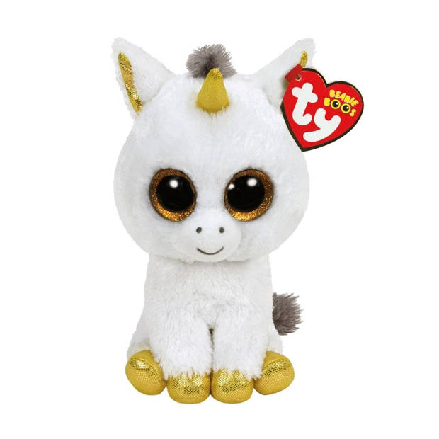 Ty - Knuffel - Beanie Boo's - Pegasus Unicorn & Paris Panda