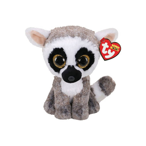 Ty - Knuffel - Beanie Boo's - Linus Lemur & Cassidy Cat