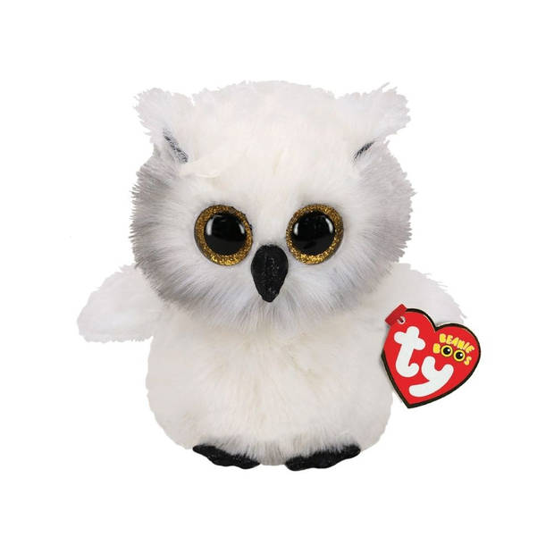 Ty - Knuffel - Beanie Boo's - Ausitin Owl & Moonlight Owl