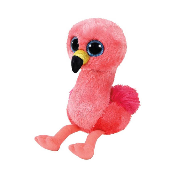Ty - Knuffel - Beanie Boo's - Gilda Flamingo & Racoon