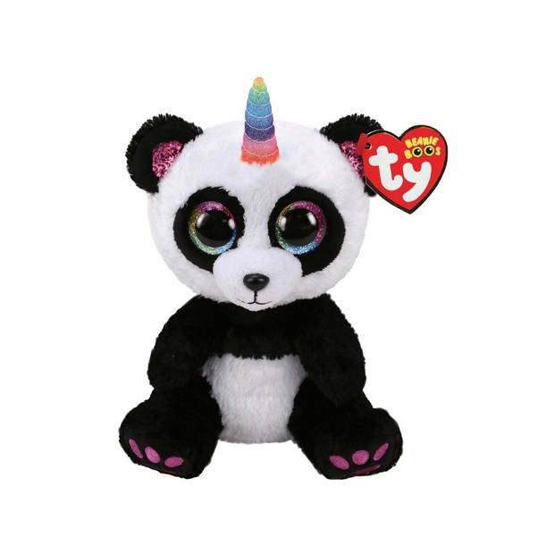 Ty - Knuffel - Beanie Boo's - Paris Panda & Cassidy Cat