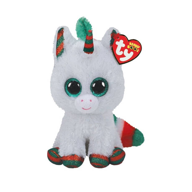 Ty - Knuffel - Beanie Boo's - Linus Lemur & Christmas Unicorn