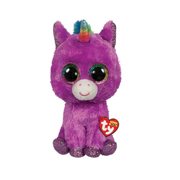 Ty - Knuffel - Beanie Buddy - Rosette Unicorn & Opal Cat