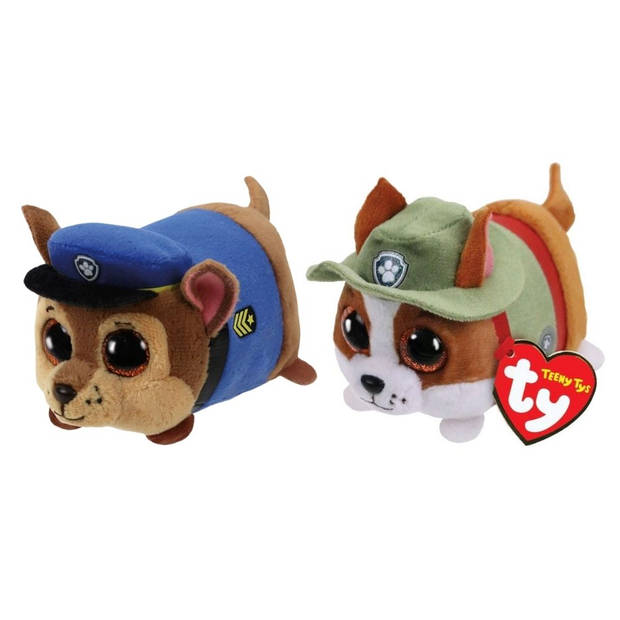 Ty - Knuffel - Teeny Paw Patrol - Chase & Tracker