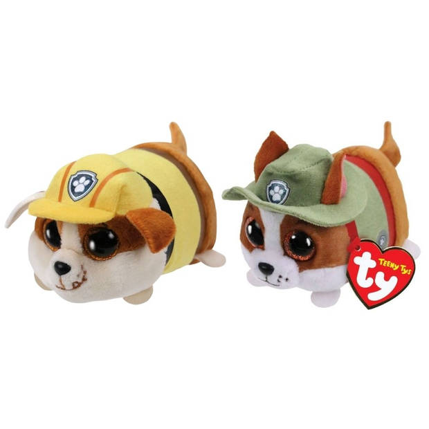 Ty - Knuffel - Teeny Paw Patrol - Rubble & Tracker