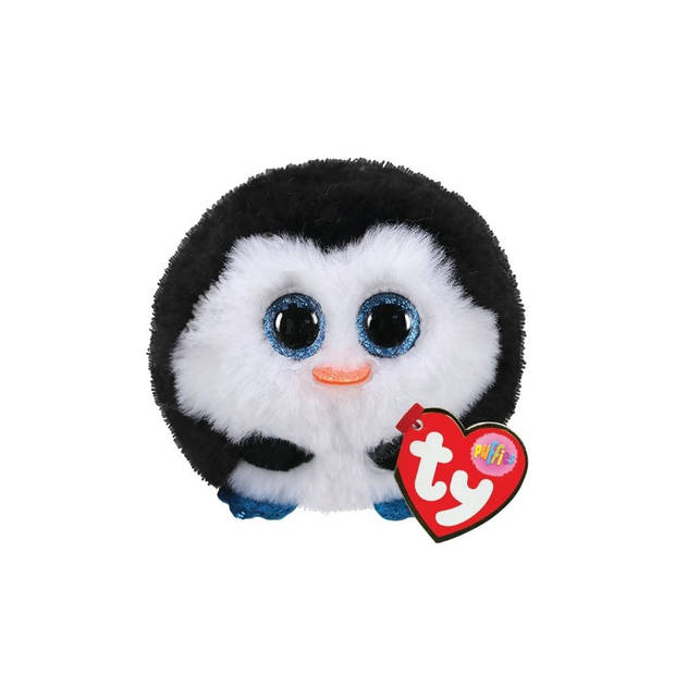 Ty - Knuffel - Teeny Puffies - Waddles Penguin & Princess Husky