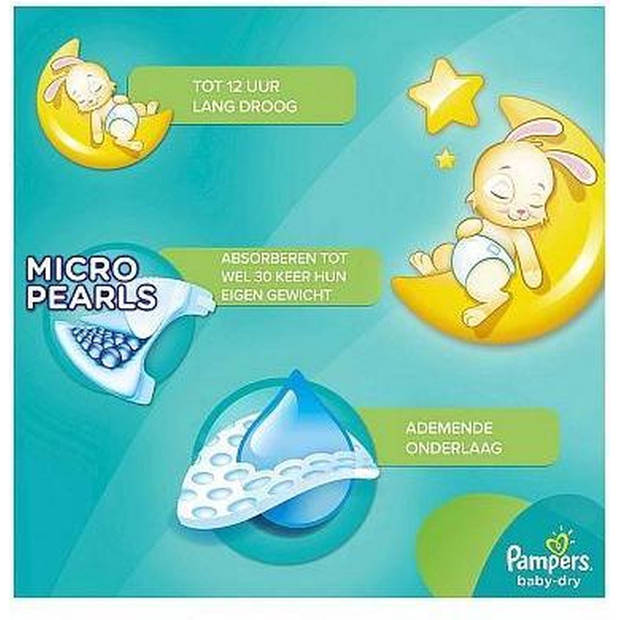 Pampers - Baby Dry - Maat 3 - Megapack - 136 luiers