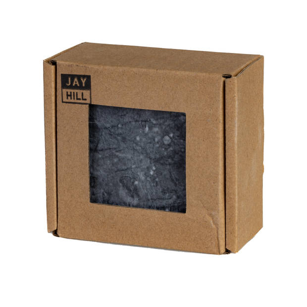 Jay Hill Onderzetters Marmer - Grijs - 10 x 10 cm - 4 Stuks