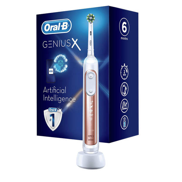 Oral-B Genius X - Rosegoud - Elektrische Tandenborstel