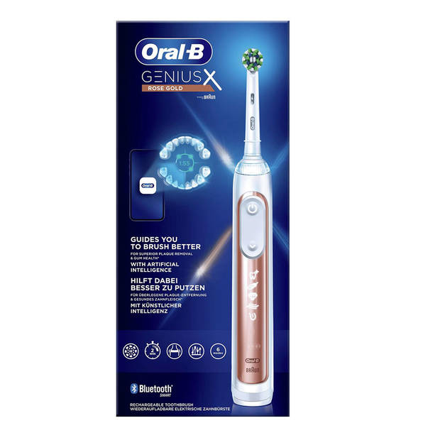 Oral-B Genius X - Rosegoud - Elektrische Tandenborstel