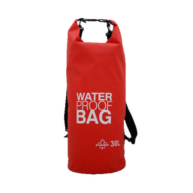 Waterdichte duffel bag/plunjezak 30 liter rood - Reistas (volwassen)