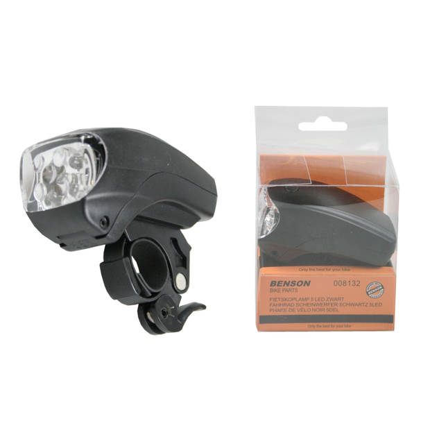 Benson Fietsverlichting set - voor/achterlicht fiets - LED en Laser - Fietsverlichting