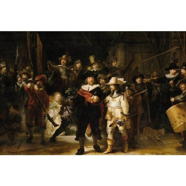 Kunstposter Rembrandt De Nachtwacht 61 x 92 cm - Posters