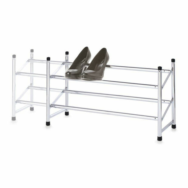 Metalen schoenenrek voor 8 paar schoenen 64 cm - Schoenenrekken