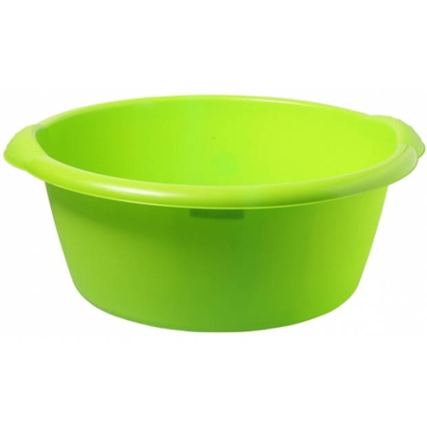 Voordeel set multi-functionele kunststof afwas teiltjes groen in 2-formaten - Afwasbak