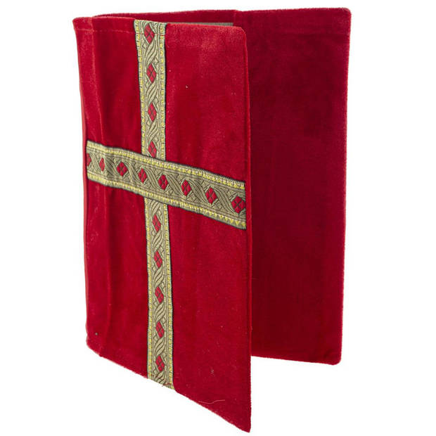 Boekomslag voor het grote boek van Sinterklaas - Rood - 20 x 27 cm - Verkleedattributen