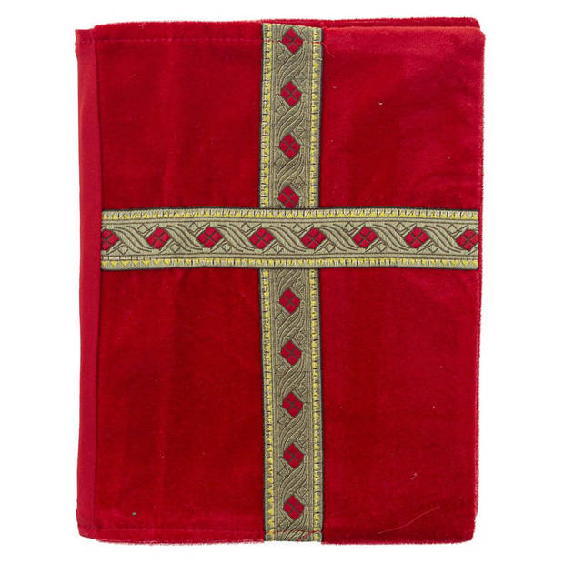 Boekomslag voor het grote boek van Sinterklaas - Rood - 20 x 27 cm - Verkleedattributen