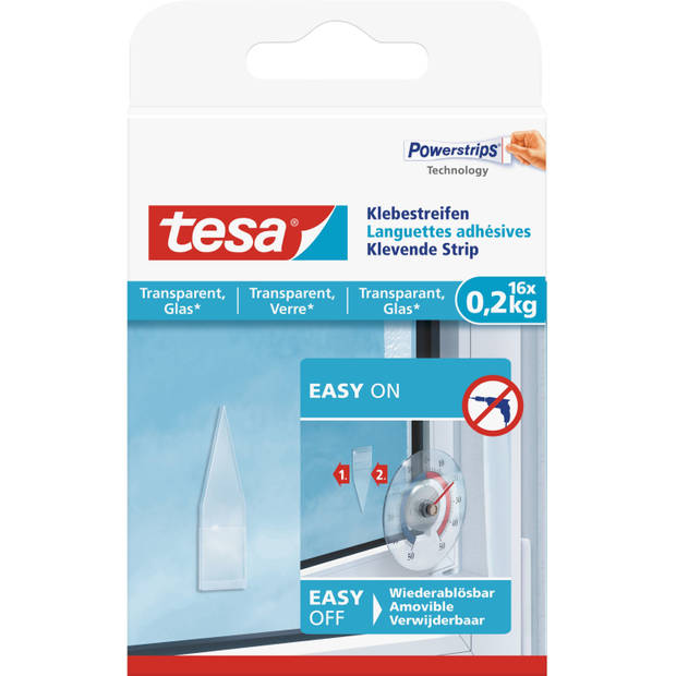 Powerstrips spiegel/ruit Tesa 32 stuks - Tape (klussen)