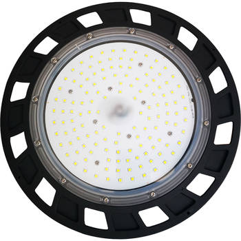 LED UFO High Bay - Aigi Uvomi - 200W - MEAN WELL Driver - Magazijnverlichting - Helder/Koud Wit 5700K - Waterdicht IP65