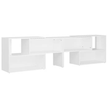 vidaXL Tv-meubel 149x30x52 cm bewerkt hout wit