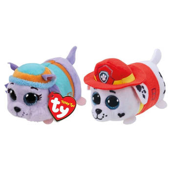 Ty - Knuffel - Teeny Paw Patrol - Everest & Marshal