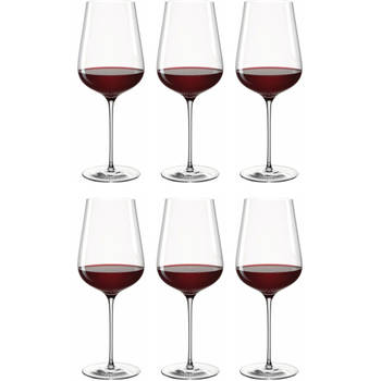 Leonardo Rode Wijnglazen Brunelli 740 ml - 6 Stuks