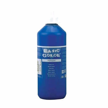 Blauwe plakkaatverf tube 500 ml - Hobbyverf