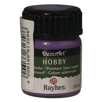 Acrylverf/hobbyverf paars 15 ml hobby materiaal - Hobbyverf