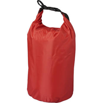 Waterdichte duffel bag/plunjezak 10 liter rood - Reistas (volwassen)