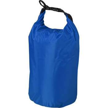 Waterdichte duffel bag/plunjezak 10 liter blauw - Reistas (volwassen)