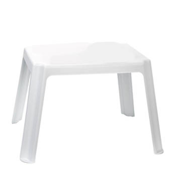 Kunststof kindertafel wit 55 x 66 x 43 cm - Bijzettafels